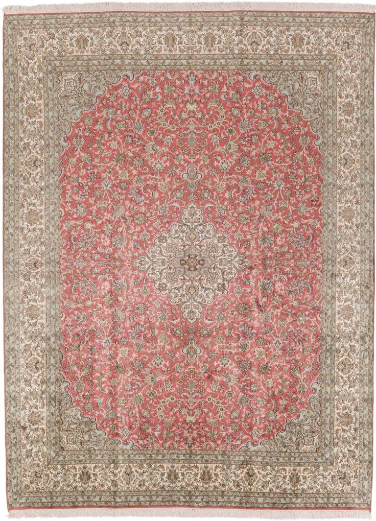 Cashmere Silk Tappeto 260x340 (Indian) Annodato A Mano