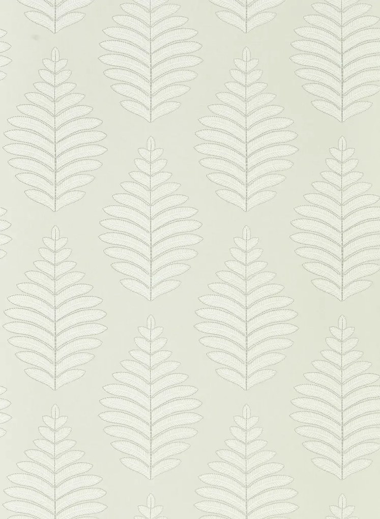 Blätter Tapete Lucielle von Harlequin - Linen/ Silver