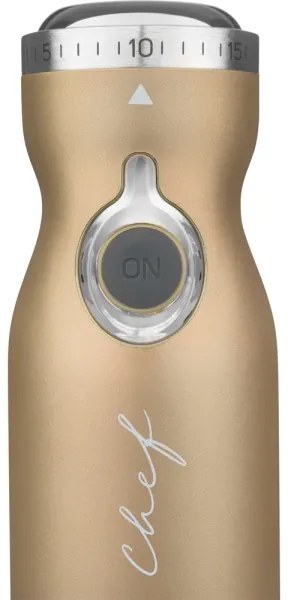 Sencor - Frullatore a immersione 4in1 1200W/230V acciaio inox/oro