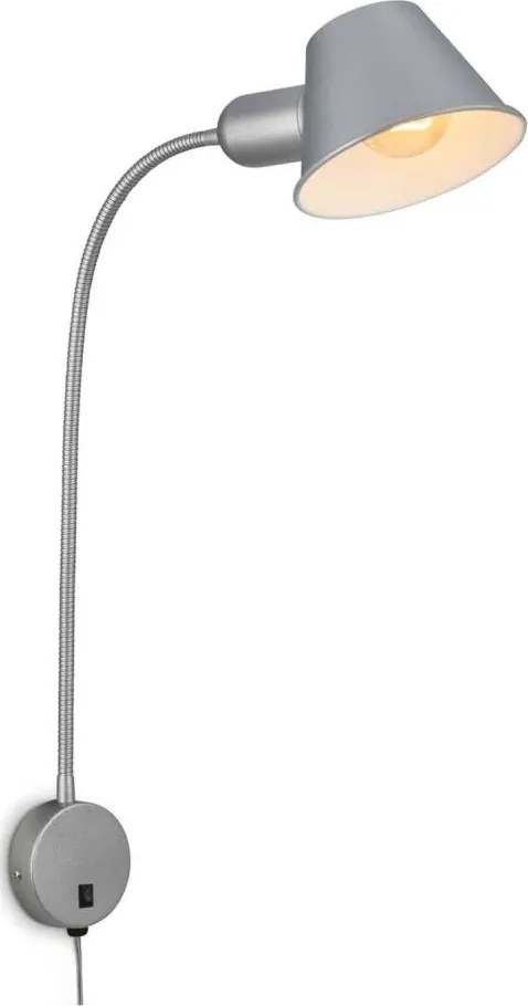 Briloner 2089-014 - Lampada da parete flessibile BRELLO 1xE27/10W/230V cromo opaco