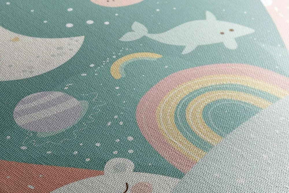 Quadro su tela – Per bambini: dal regno degli animali