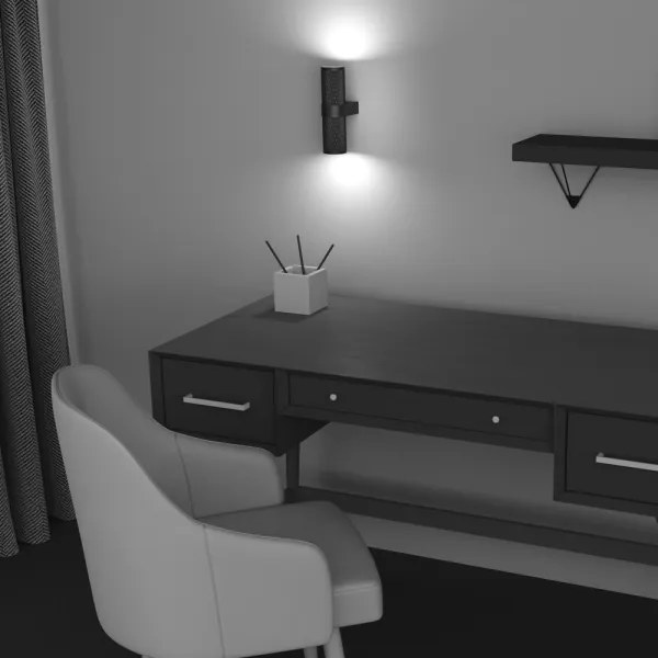 Maytoni C069WL-02B - Faretto da parete FOCUS 2xGU10/7W/230V nero