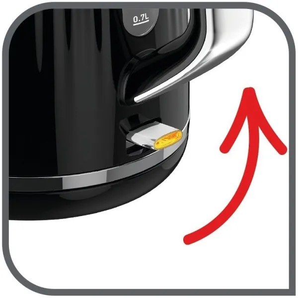 Tefal - Bollitore LOFT 1,7 l 2400W/230V nero