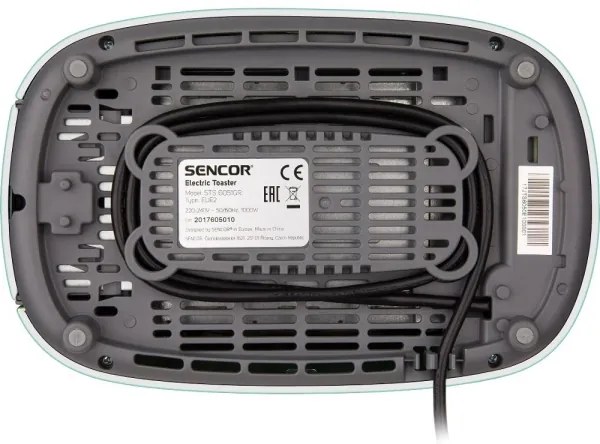 Sencor - Tostapane a due fessure con griglia riscaldante 1000W/230V verde menta