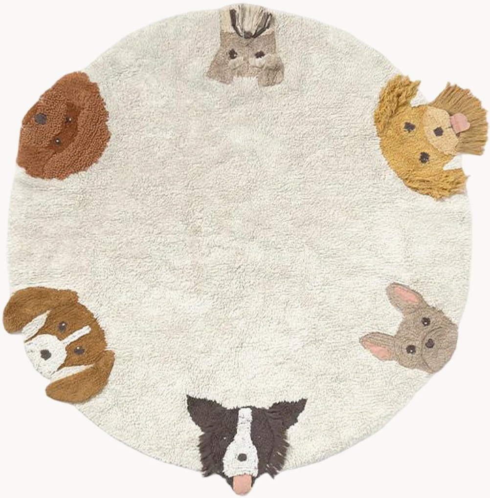 Tappeto per bambini in cotone lavabile Wouf Wouf