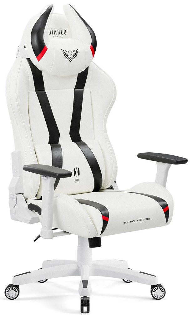 Sedia da gaming Diablo X-Horn 2.0 King Size: bianco-nero