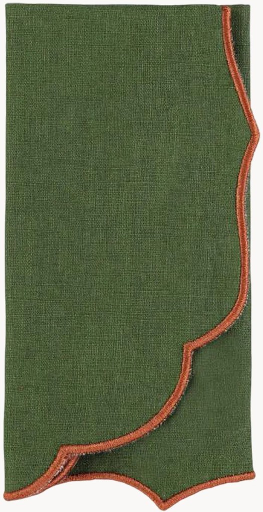 Tovagliolo con bordo ricamato Belmonte