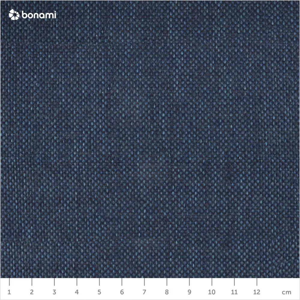 Letto singolo imbottito blu scuro con griglia 90x200 cm - Cosmopolitan Design