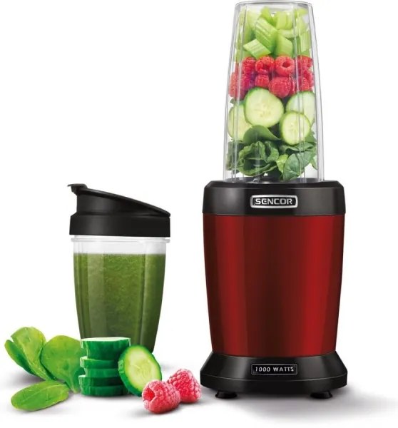 Sencor - Frullatore Smoothie nutri 1000W/230V rosso