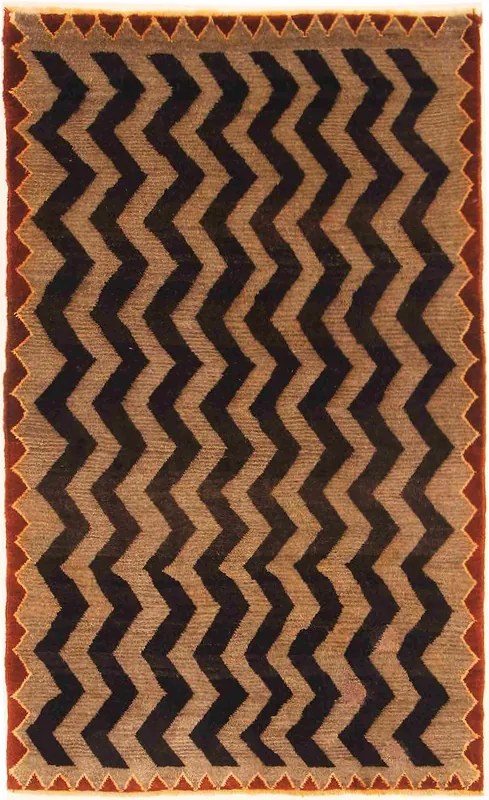 Gashghai Tappeto persiano 100x170 Marrone (Iran) Annodato A Mano