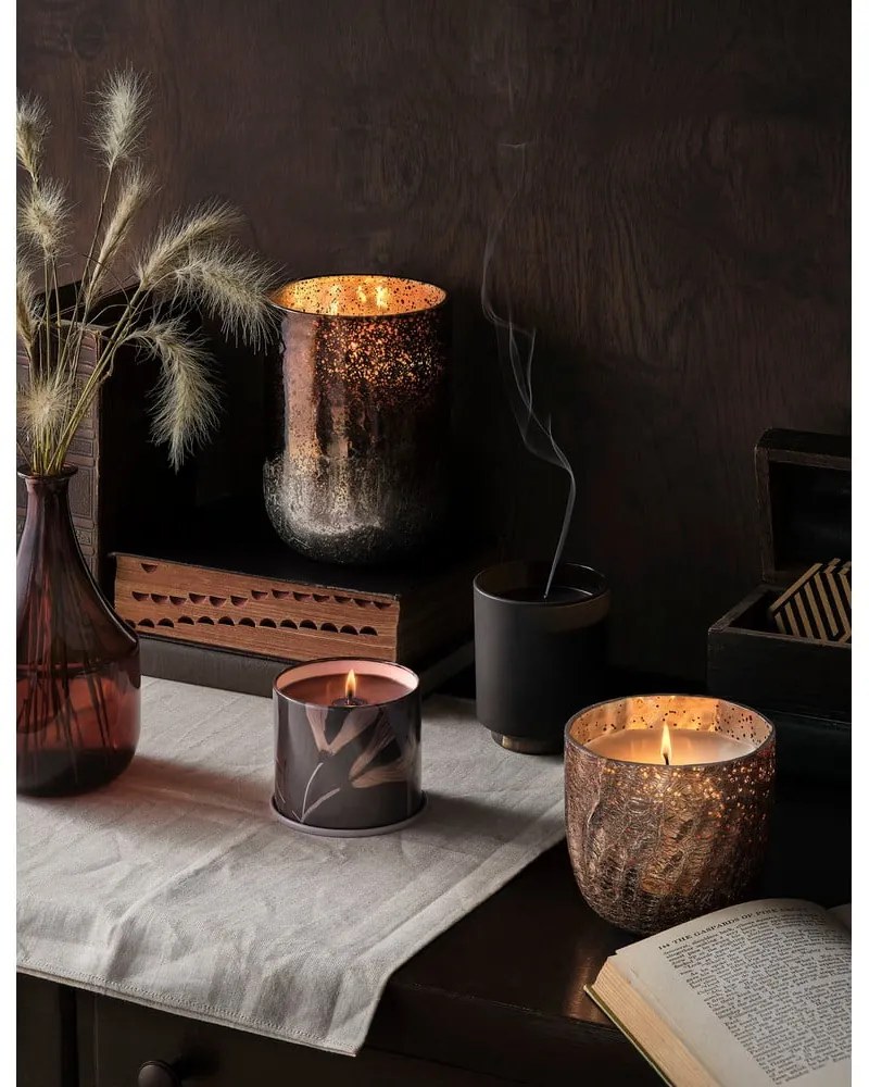 Candela di soia profumata tempo di combustione 50 h Woodfire - ILLUME x Bloomingville