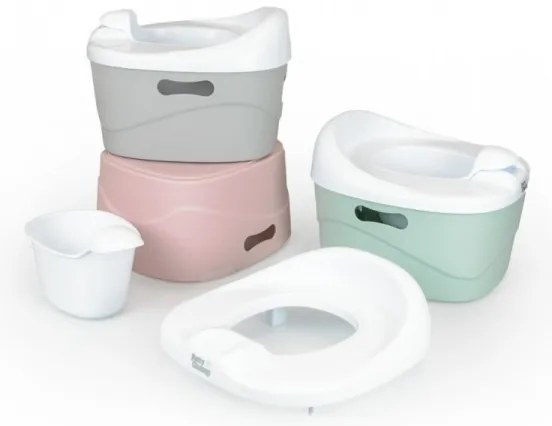 DiaperChamp - Vasino 3in1 POTTYCHAMP grigio