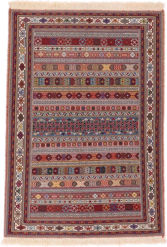 Kilim Tappeto persiano 140 x 200 (Iran) Tessuto A Mano