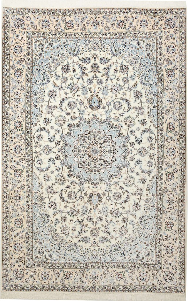 Nain Tappeto 160 x 250 Beige (Iran) Annodato A Mano