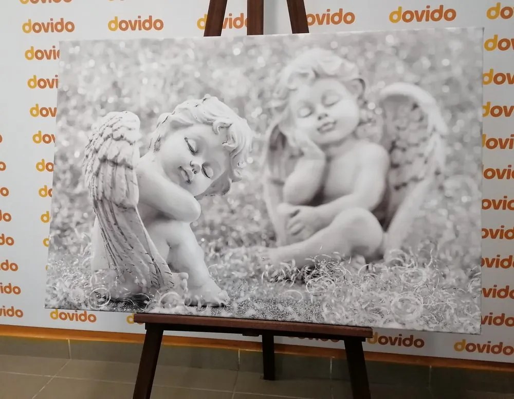 Quadro su tela – Coppia di angeli