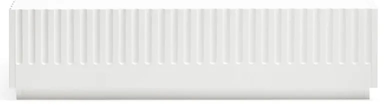 Tavolino bianco con 2 cassetti Doric - Teulat