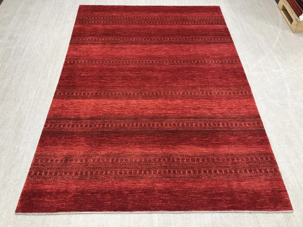 Loribaft Tappeto persiano 190x270 Rosso (Iran) Annodato A Mano