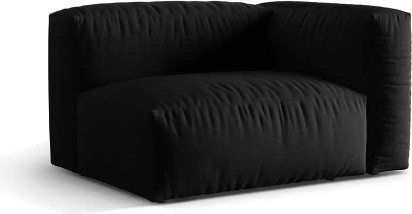 Modulo divano nero (angolo destro) Martina - Micadoni Home