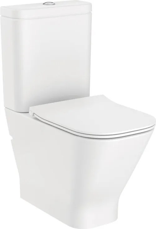 WC monoblocco ROCA cassandra, sedile incluso P 60 x L 36 x H 80.5 cm bianco