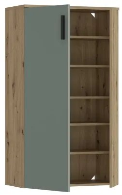 Scarpiera ETON rovere artisan/verde