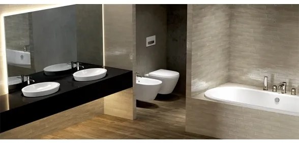 WC filo muro scarico parete & terra Resort Rak Ceramics