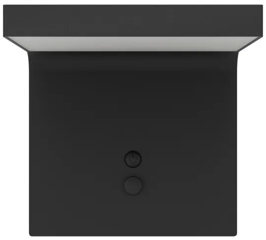 Eglo 901082-Applique a LED solare con sensore SPIANTE LED/6,5W/3,7V IP44