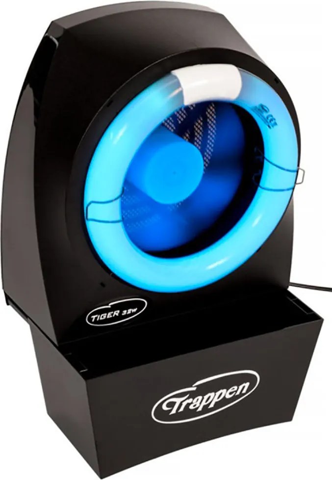 Zanzariera Elettrica ad Aspirazione 50W Trappen Tiger Black Line Nero...