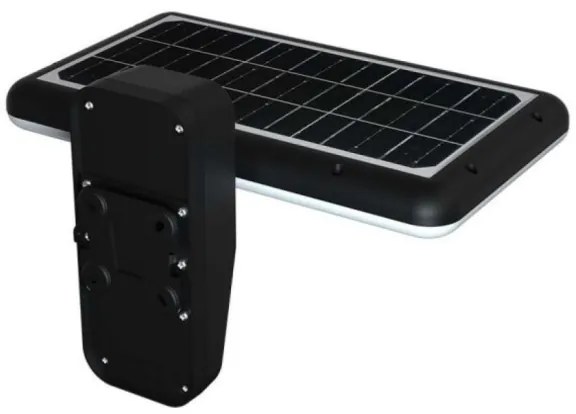 Lampada solare da parete LED con sensore 15W 3,2V 4000K/6000K IP65 nera