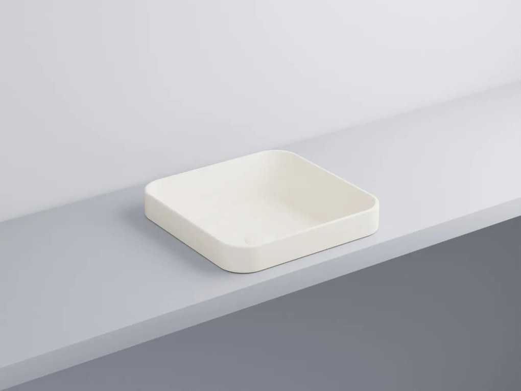 Cielo Enjoy Lavabo 40x40 semincasso quadro Senza Troppopieno talco