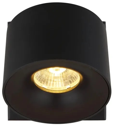 Globo 56961-1B - Luce Spot da parete a LED RAE LED/6W/230V nero