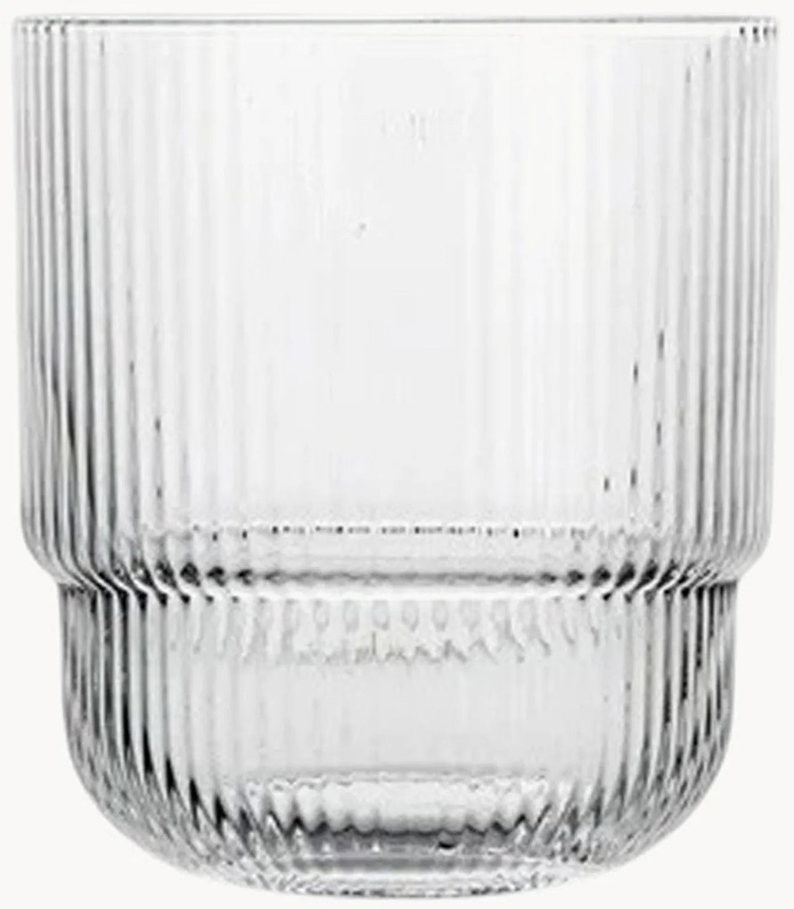 Set di 4 bicchieri in cristallo soffiato Blanka