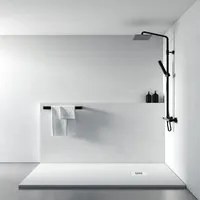Piatto doccia rettangolare in resina Med cm 70x100 Bianco