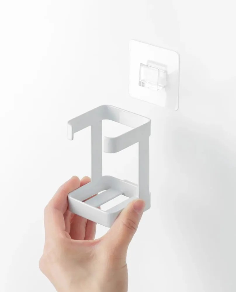 Supporto per apparecchiature per la cura della pelle in metallo bianco Film Hook - YAMAZAKI