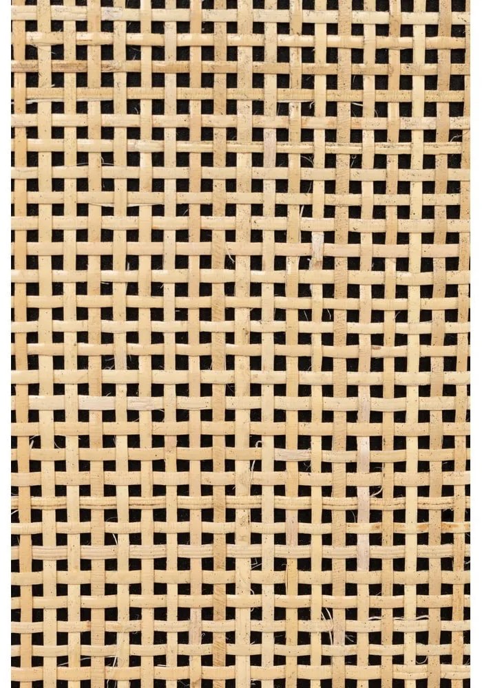 Cassettiera alta in rattan nero 80x100 cm Guuji - White Label