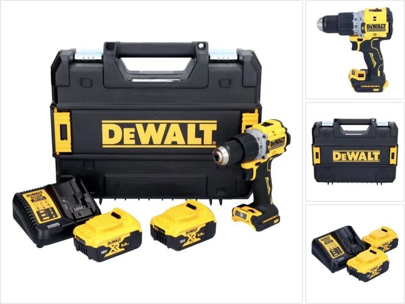 Trapano avvitatore Dewalt DCD805P2T-QW 18V 5Ah