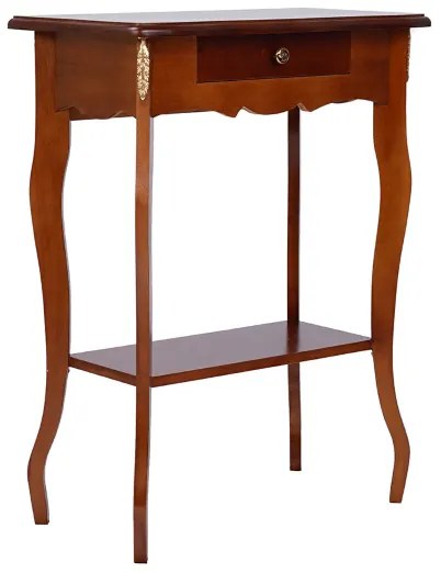 Consolle mobiletto ARTE POVERA in legno color NOCE