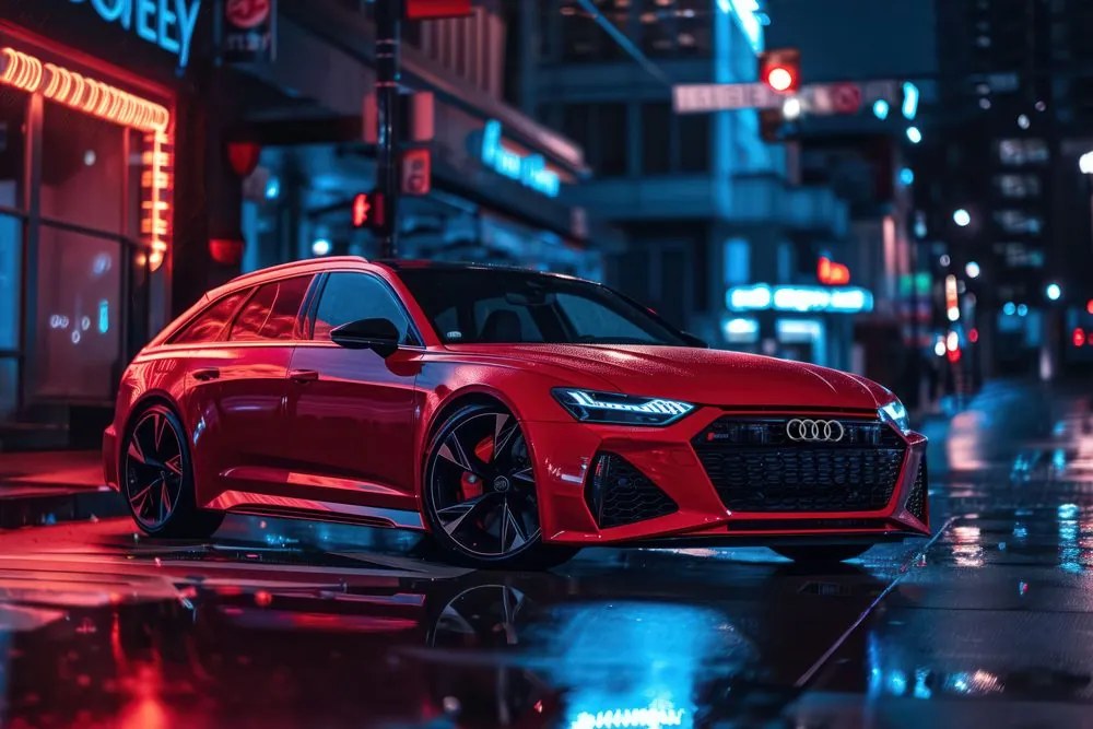 Quadro su tela – Audi rossa - RS6 Legacy Edition