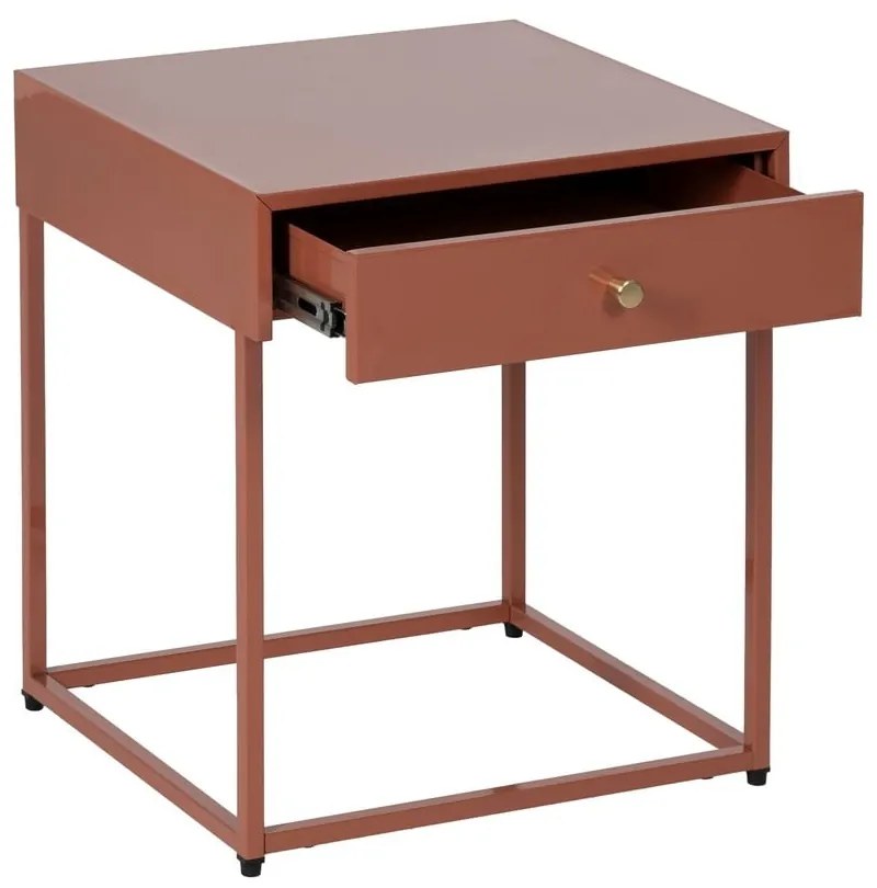 Comodino color terracotta Nara – Ixia