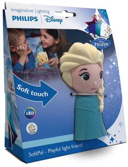 Philips 71768/03/16 - Lampada LED per bambini DISNEY FROZEN ELSA LED/2xAAA