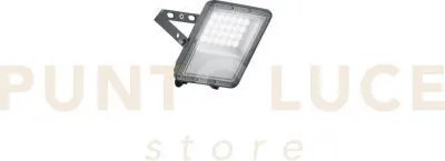 Proiettore led 20w 2000lm cct 3000k / 4000k / 6500k silver ip65 13x...
