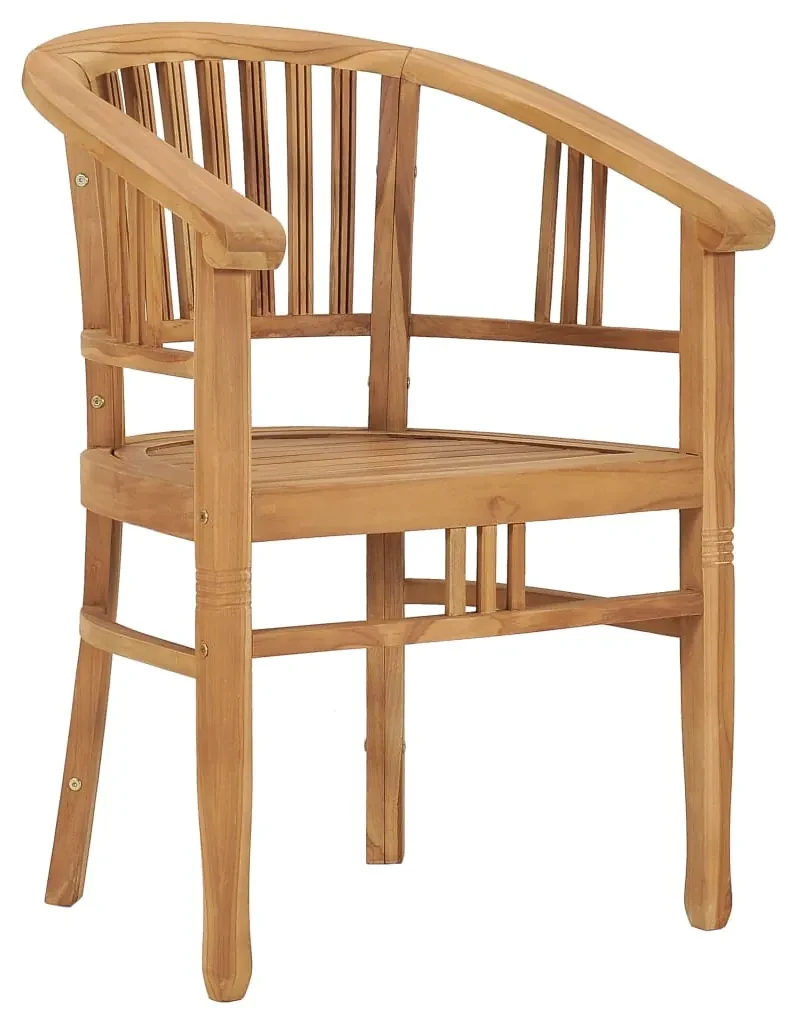 Set da pranzo da giardino 3 pz in legno massello di teak