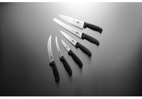 Victorinox - Coltello da pane DUAL GRIP 26 cm nero