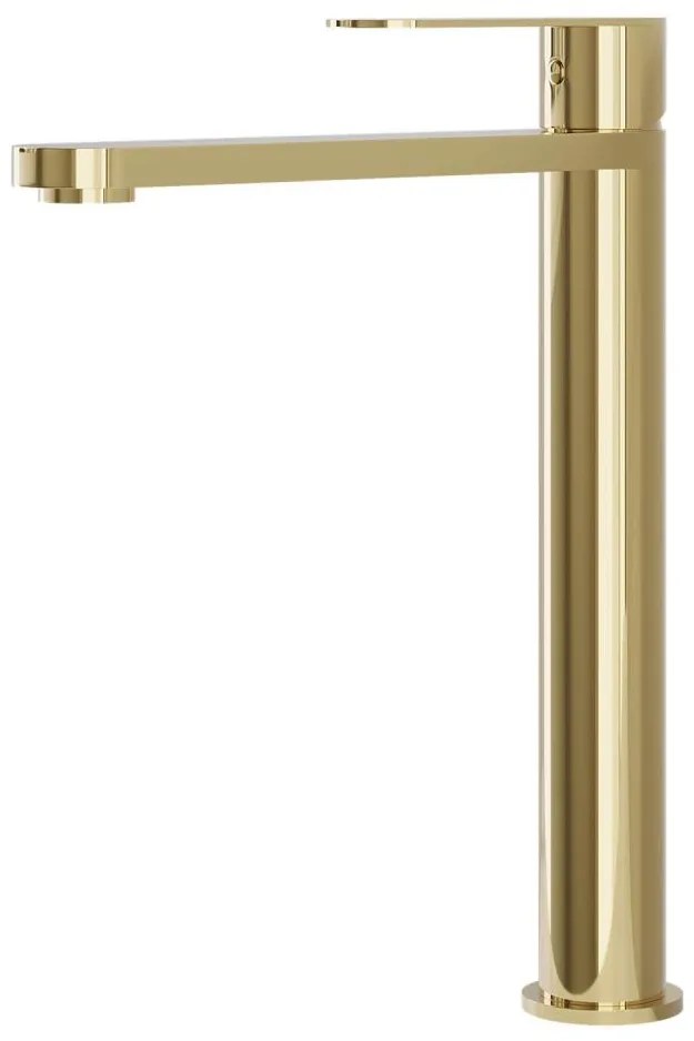 BATH DELUXE 28-027-02-64-02 - Rubinetto del lavandino TARNBY 27,3 cm lucente ottone