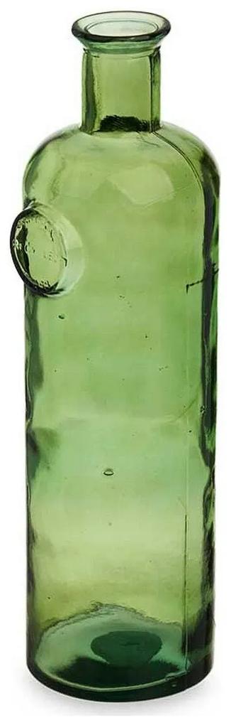Bottiglia Stamp Decorazione 14 x 44 x 13 cm Verde (4 Unità)