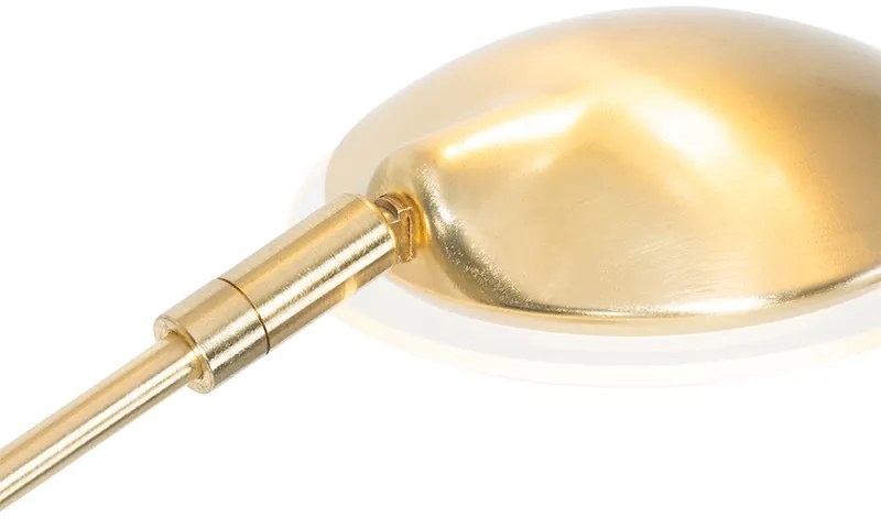 Lampada da terra di design in ottone con LED 5 luci - Sixties Trento