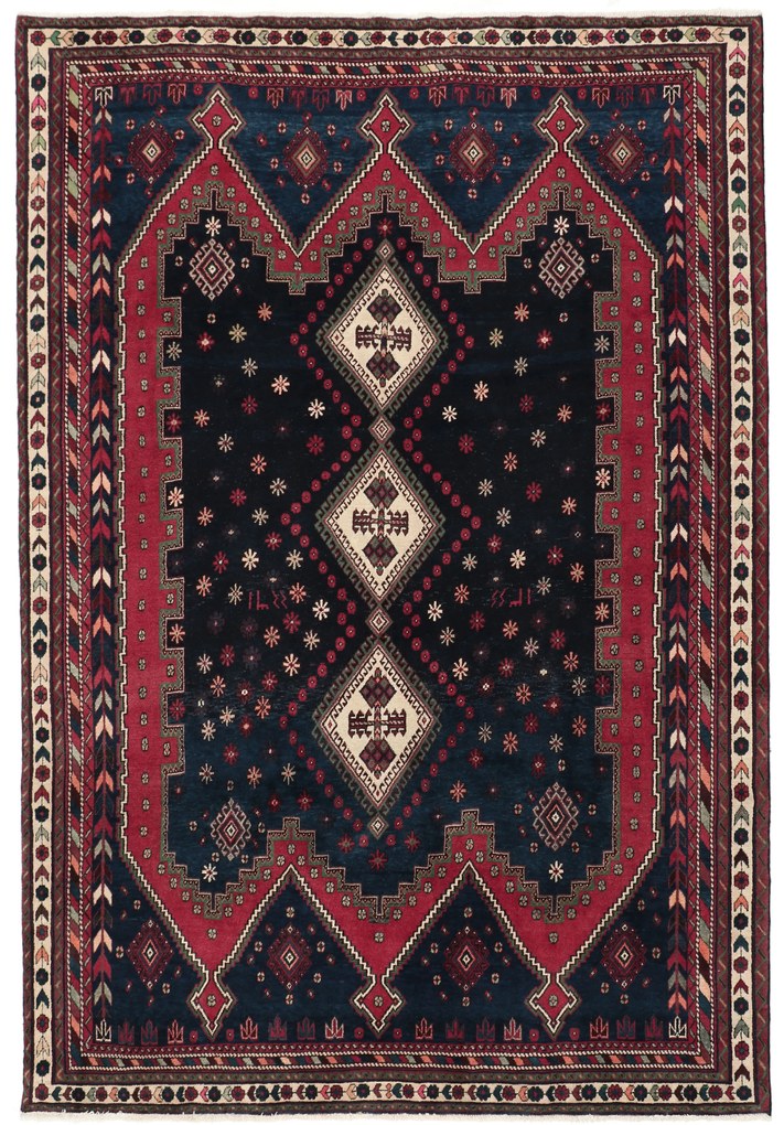 Afshar Tappeto persiano 200x280 (Iran) Annodato A Mano