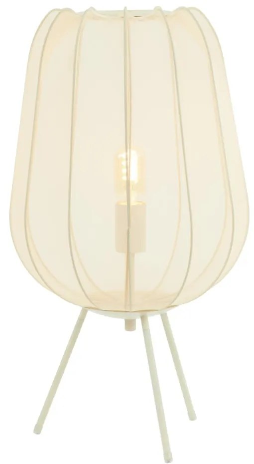 Lampada da tavolo color crema (altezza 60 cm) Plumeria - Light & Living
