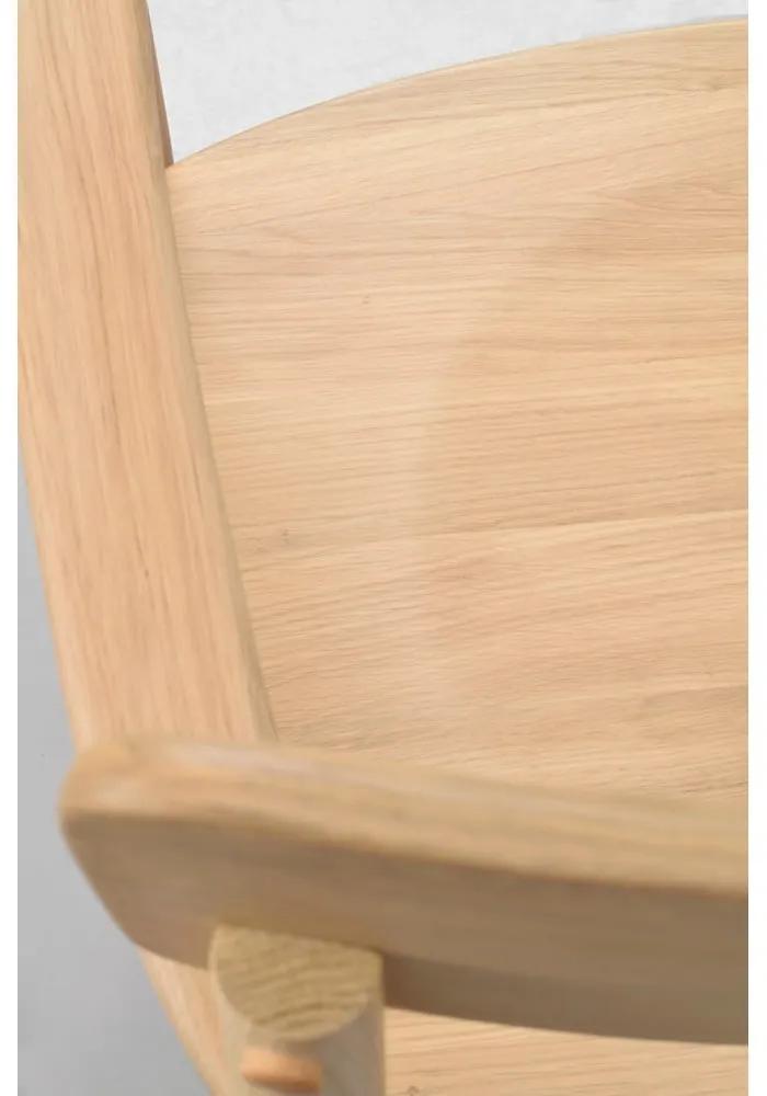 Sedie da pranzo in legno di quercia in colore naturale in set di 2 pezzi Maidstone - Rowico