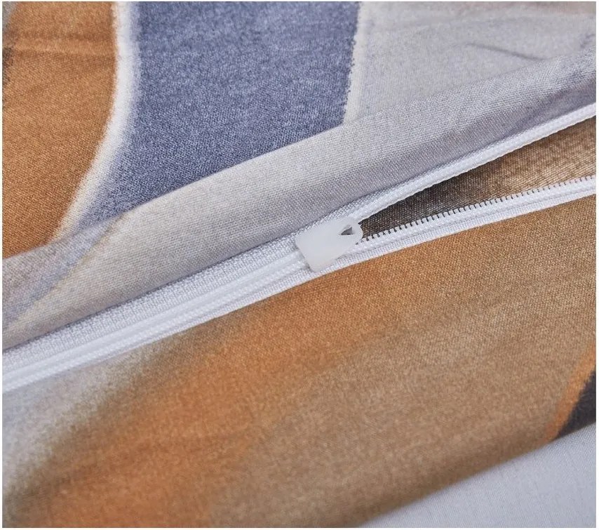 Set copripiumino e federa in microsatinato per letto singolo 3 pezzi 140x200 cm Gonzalo – My House