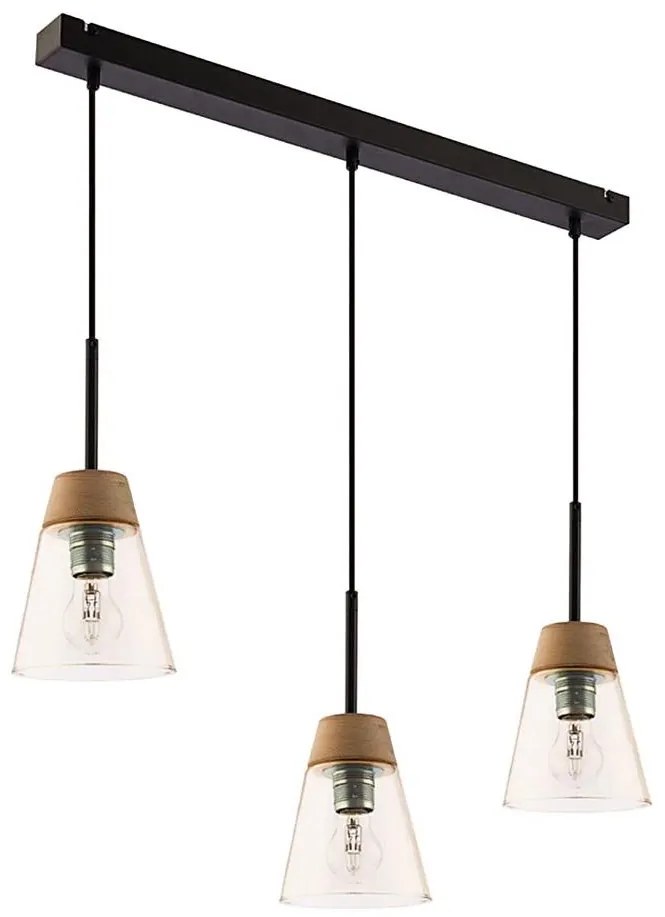 Jupiter 1547 - DM 3 BU - Lampada a sospensione DOMINO 3xE27/60W